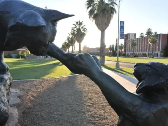 Wildcat Statues