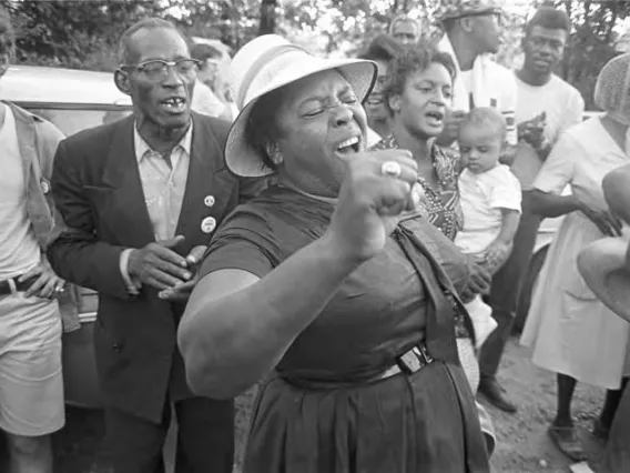 Fannie Lou Hamer singing