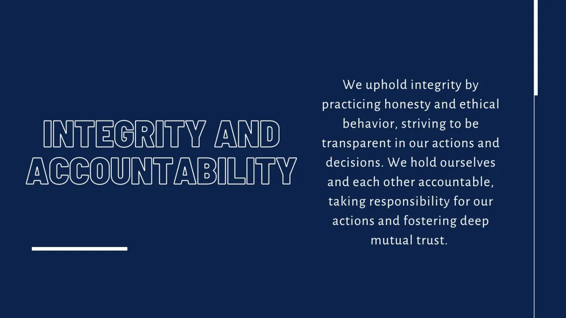 Integrity and Accountability 